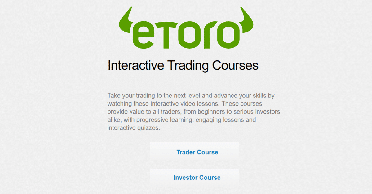 eToro course